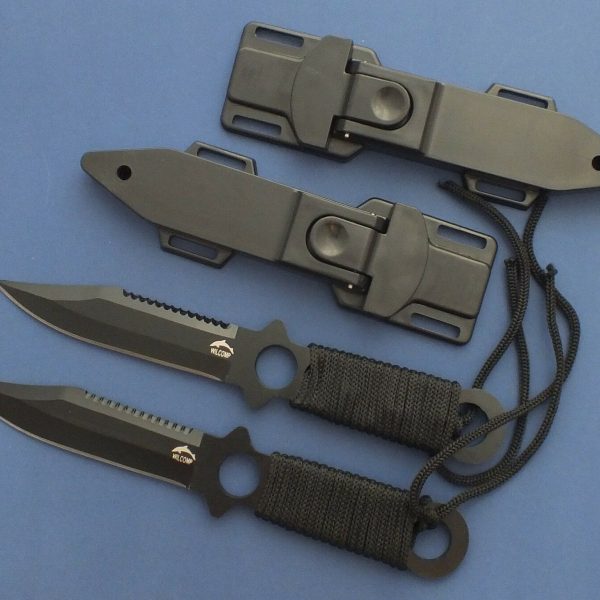 2 x Scuba Diving, Snorkeling Spearfishing WILCOMP Knives WIL-DK-05