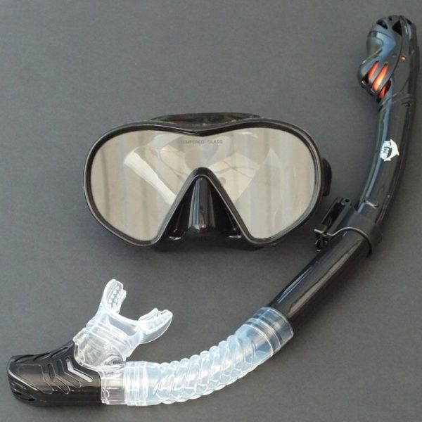 New Snorkeling Diving Liquid Silicone Set WIL-DS-23 with Dry Snorkel