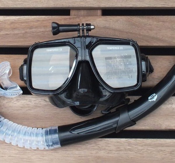 GoPro Mask and Dry Snorkel Scuba Diving Snorkeling Silicone Set WIL-DS-GPY