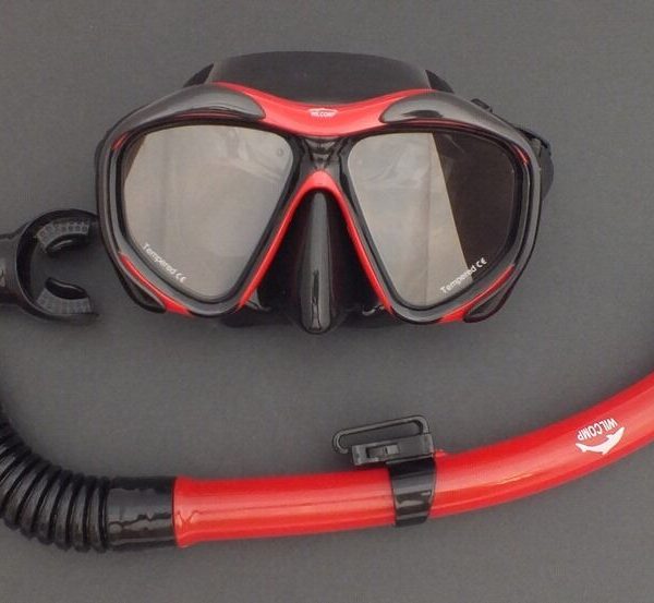 High Quality Snorkeling Diving Liquid Silicone Set WIL-DS-52 Dry Snorkel WILCOMP