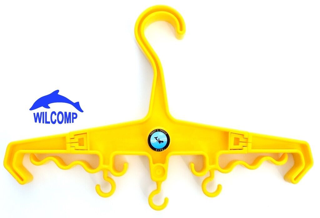 Multi-Hanger for BCD / Wet suit / Regulator Yellow WIL-HA-01Y