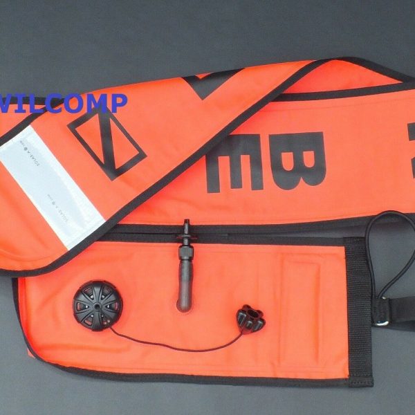6ft Scuba Diving Safety Emergency Signal Orange Rescue Tube Sausage WIL-RT-1O