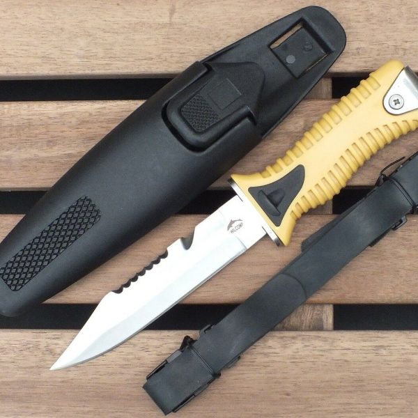 New Commando Scuba Dive Knife with Sheath WIL-DK-CY