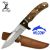 ELK RIDGE Hunting Survival Outdoor Fixed Blade Knife with Leather Sheath ER-065