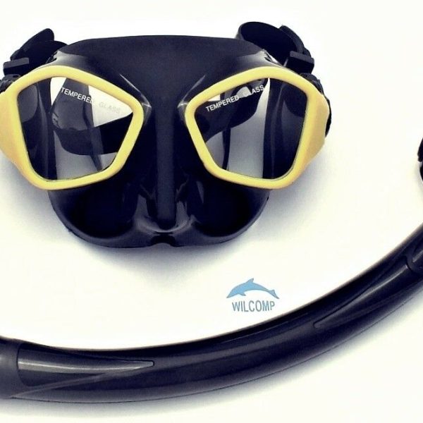 Mask and Snorkel Set for Diving, Freediving and Spearfishing WIL-DS-27Y