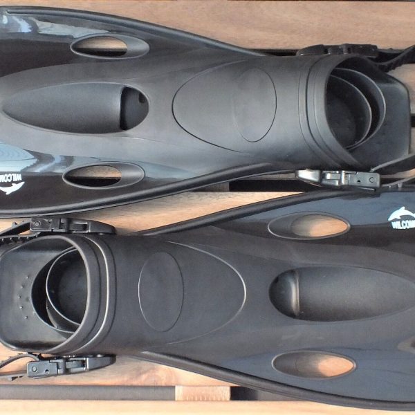 WILCOMP Swimming/Snorkeling/Scuba Diving Open Heel Fins WIL-DF-33B