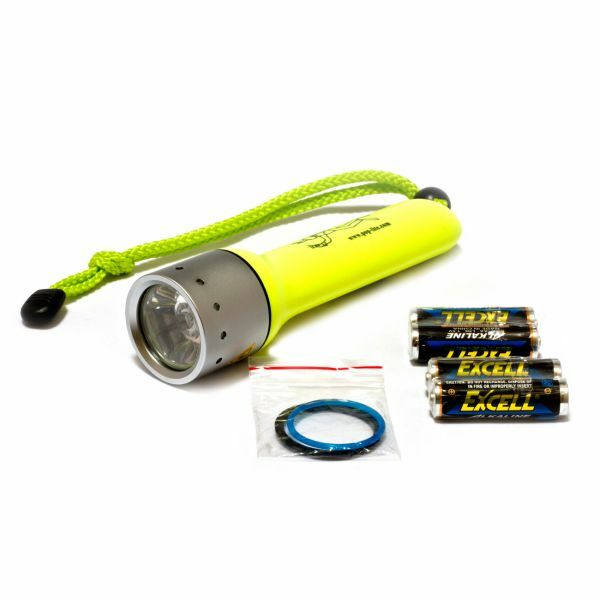 Top Quality High Power Diving Flashlight with US Cree Q5 up to 60m POP-lite F2