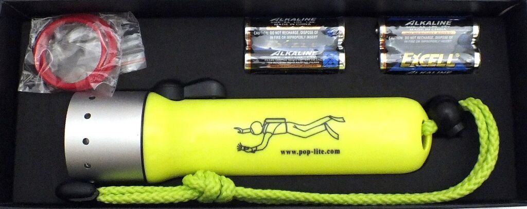 Top Quality High Power Diving Flashlight with US Cree Q5 up to 60m POP-lite F2 - Image 6