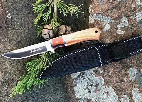 Scout Hunting Outdoor Camping Fixed Blade Knife  Columbia AR002