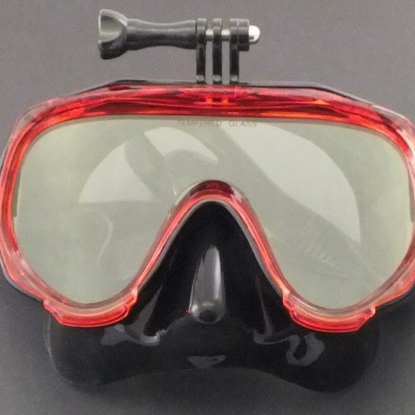With GoPro Bracket Silicone Mask for Snorkelling Scuba Diving WIL-DM-32R