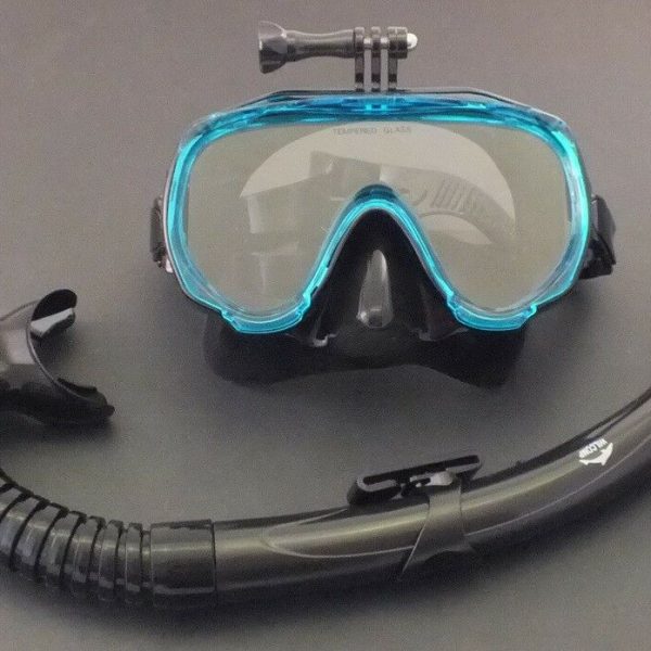 Snorkelling Diving Liquid Silicone Set WIL-DS-32A GoPro Mask and Dry Snorkel