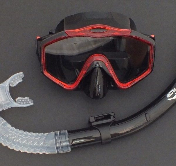 Snorkeling Diving Liquid Silicone Set WIL-DS-22R with Dry Snorkel