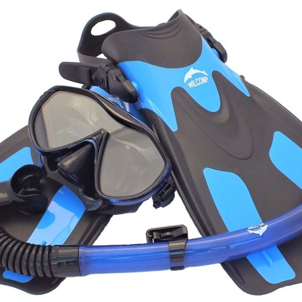High Quality Swimming/Snorkelling/Diving Set WIL-SS-55B fins/mask/dry snorkel