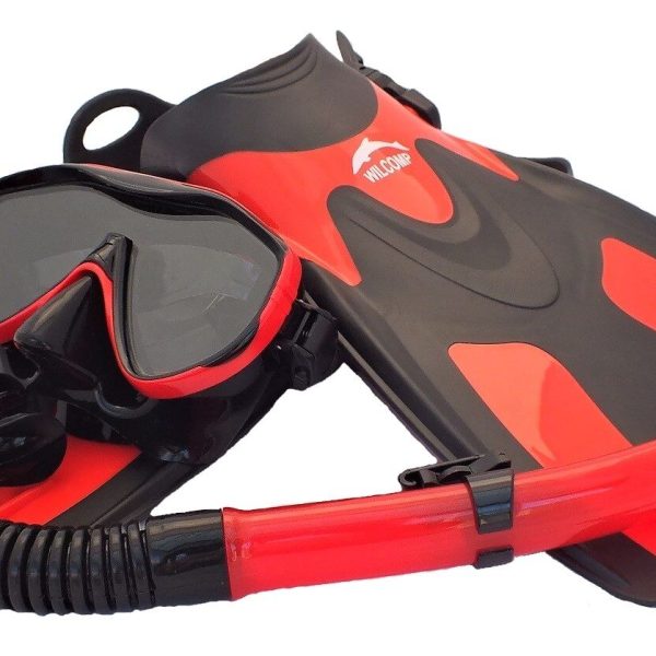 High Quality Swimming/Snorkeling/Diving Set WIL-SS-55R fins/mask/dry snorkel