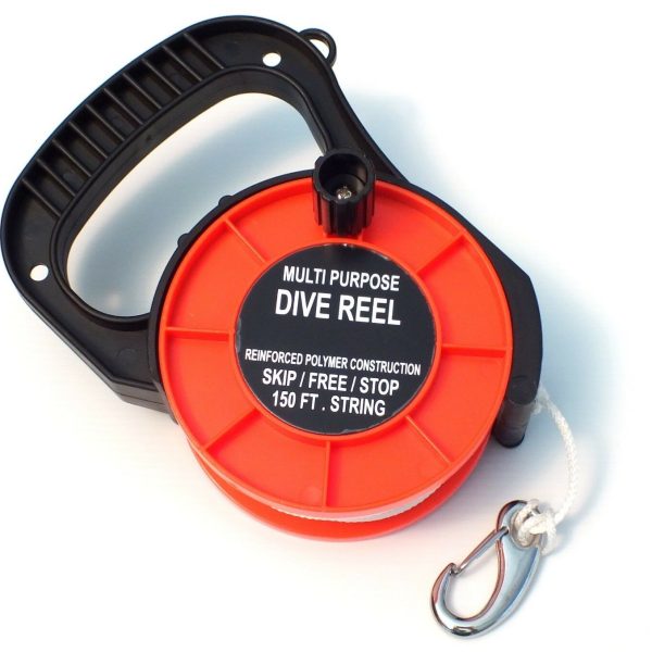 Scuba Dive Reel with Handle 150ft/45m long  WIL-DR-01O WILCOMP