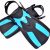 Swimming/Snorkelling/Scuba Divinng Open Heel Fins WIL-DF-55B WILCOMP