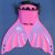 MERMAID FIN PINK MONOFIN KIDS SWIMMING WIL-MF-05 for up to 12 years old
