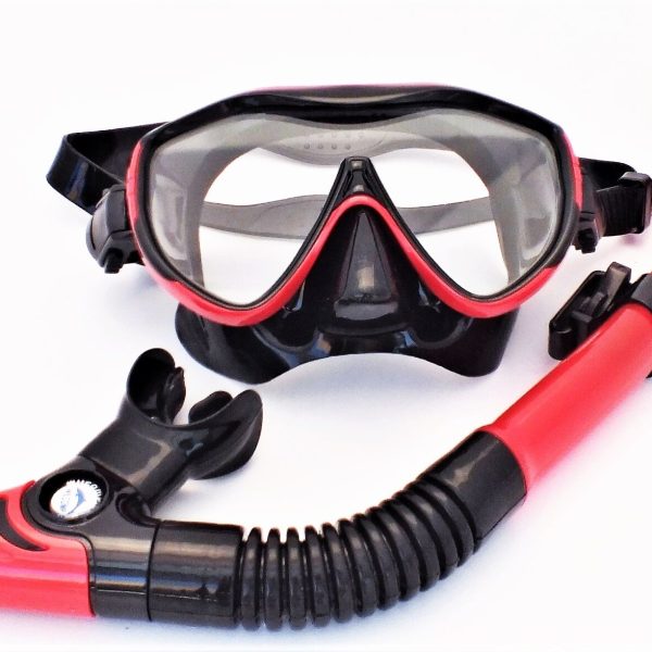 Snorkeling Diving Liquid Silicone Set WIL-DS-55R mask and dry snorkel