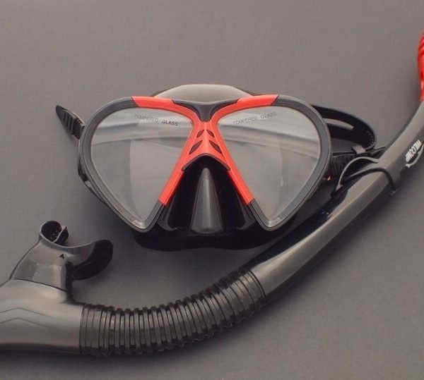 NEW WILCOMP Snorkeling/Diving Liquid Silicone Set WIL-DS-19 with Dry Snorkel