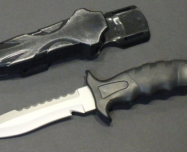 Stainless Steel Blunt Tip Scuba Diving Knife WIL-DK-03