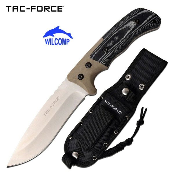TAC-FORCE TF-FIX006TN FIXED BLADE KNIFE w/ G10 Handle