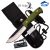 Elk Ridge BushCraft ER-555GN Fixed Blade Knife with Survival Kits – Fire Rod …