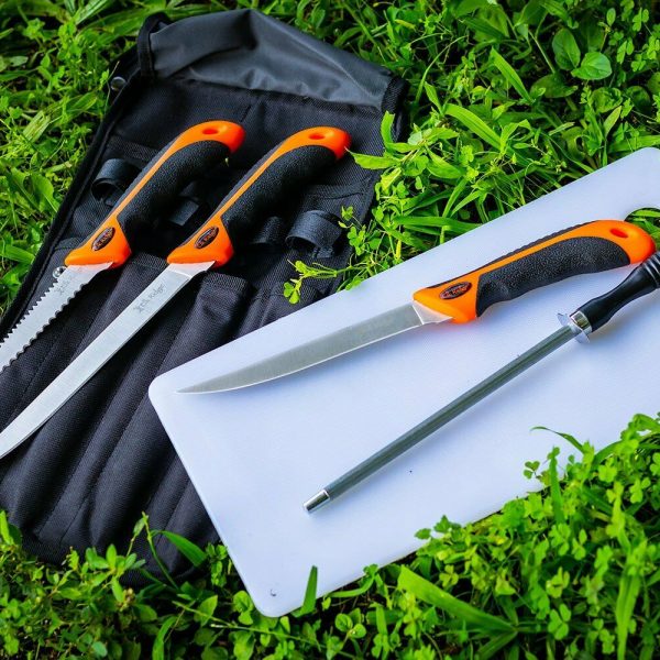 ELK RIDGE ER-200-13SET FIXED BLADE KNIFE SET