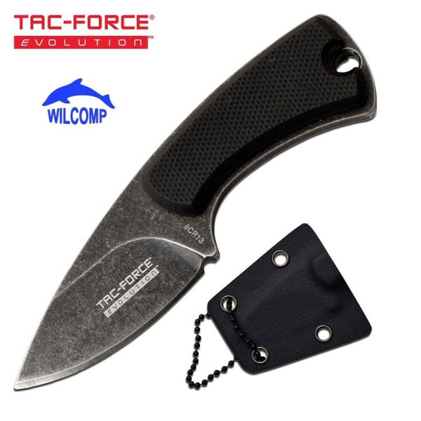 TAC FORCE EVOLUTION TFE-FIX012-BK FIXED BLADE KNIFE