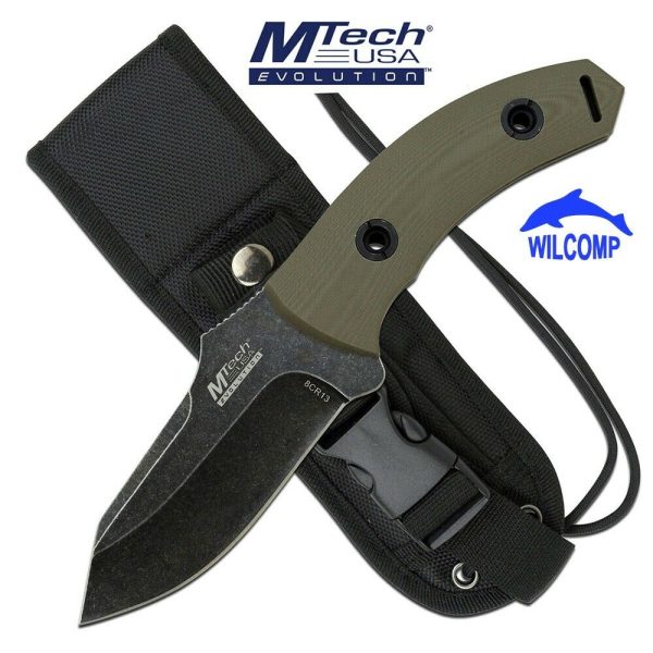 MTECH USA EVOLUTION MTE-FIX003-TN FIXED BLADE KNIFE