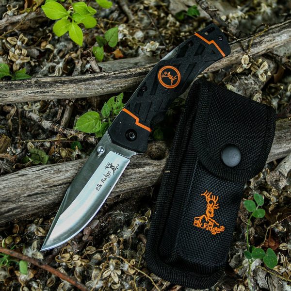 ELK RIDGE ER-923PL LOCKBACK FOLDING KNIFE 4.5″
