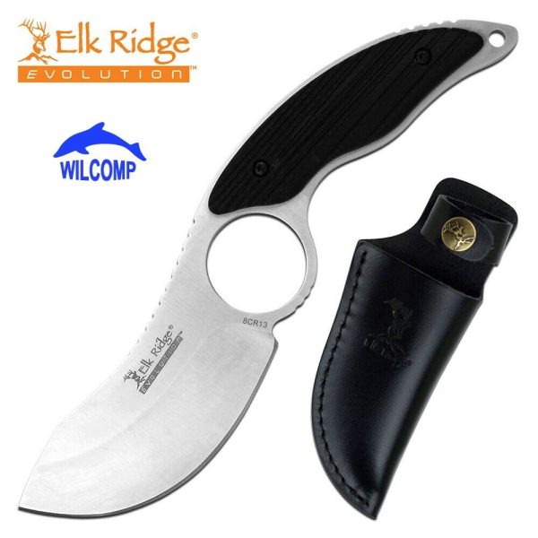 ELK RIDGE EVOLUTION ERE-FIX009PL-BK SKINNER FIXED BLADE KNIFE
