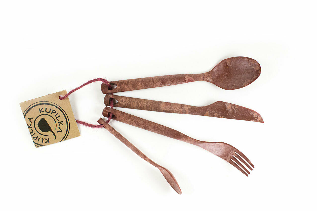 KUPILKA ecological dishware PREMIUM SET CRANBERRY - Image 7