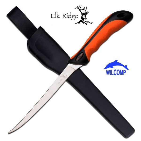 Elk Ridge Fishing Fillet Knife with Sheath ER-541 12.5″ Overall